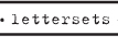 write to me lettersets